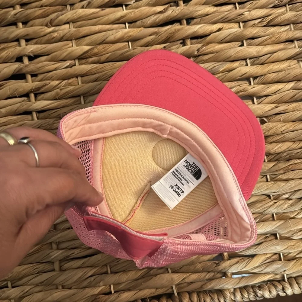 The North Face Pink Trucker Hat
